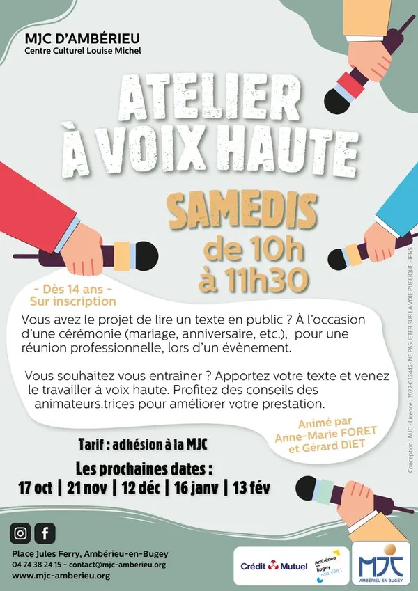 Atelier « À Voix Haute »