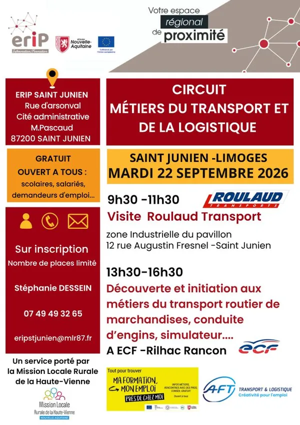 Circuit métiers du transport et de la logistique