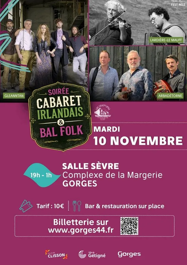 Soirée cabaret irlandais & bal folk