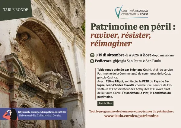 Table-ronde sur le patrimoine en péril : raviver, résister, réimaginer