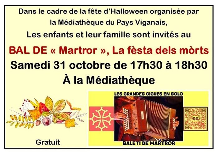 Balèti enfants et familles de Martror la fèsta dels mòrts