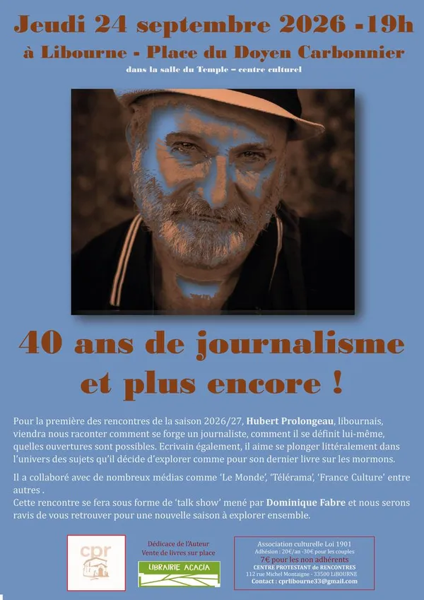 40 ans de journalisme et plus encore !