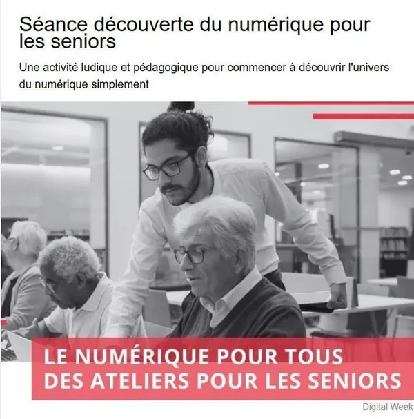 Séance découverte du numérique pour les seniors