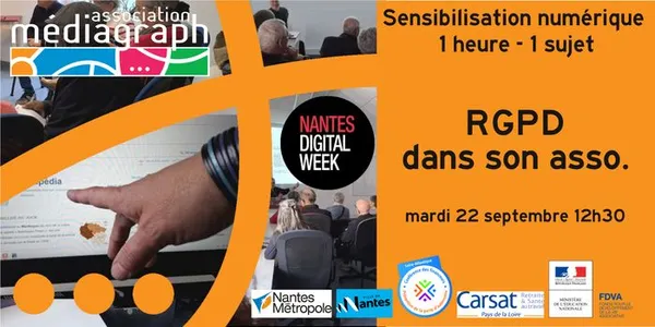 Sensibilisation : Le RGPD au sein de mon association