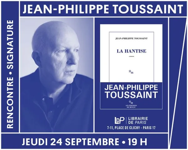 Jean-Philippe Toussaint présente « La Hantise »
