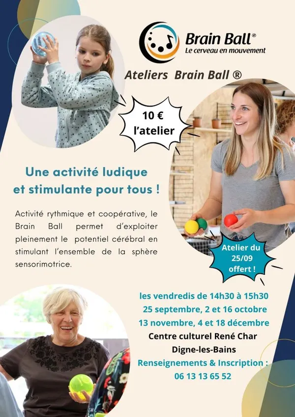 Ateliers Brain Ball pour tous à partir de 7 ans !