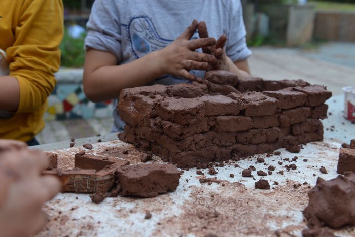 Atelier maquettes avec un architecte