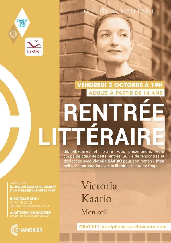 SOIRÉE RENTRÉE LITTÉRAIRE 2026