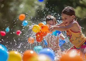 JEUX D'EAU EN AOÛT