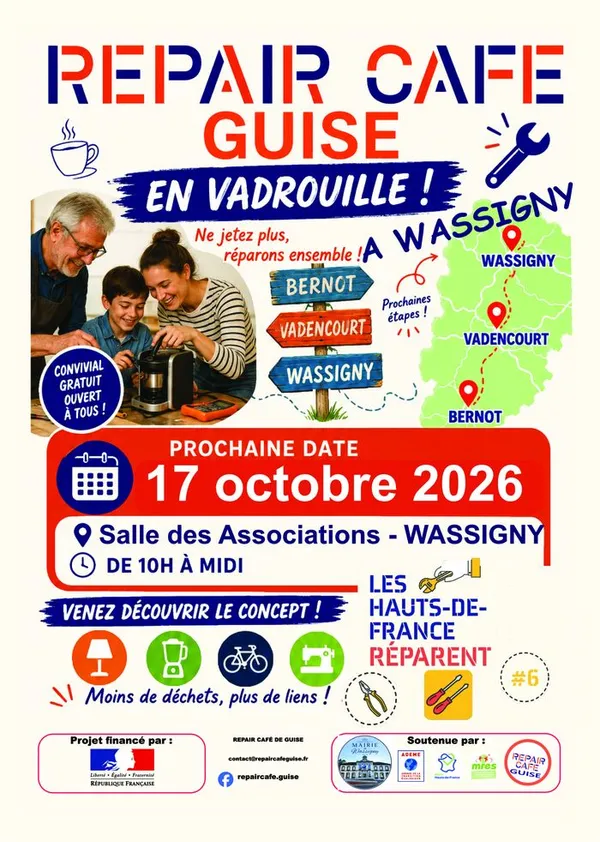 Repair Café à Wassigny