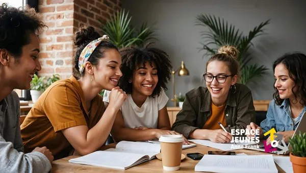Café rencontre étudiants et plus de 18 ans - Découverte Espace Jeunes Anne Frank