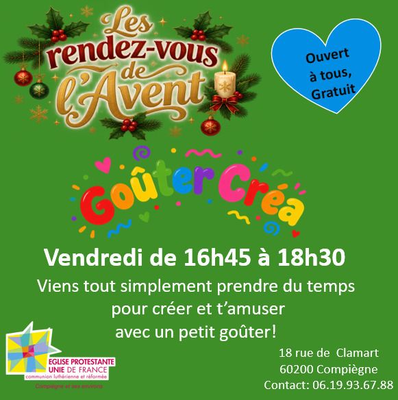Les Rendez-vous de l'Avent- Goûter Créa. Initiation au patchwork
