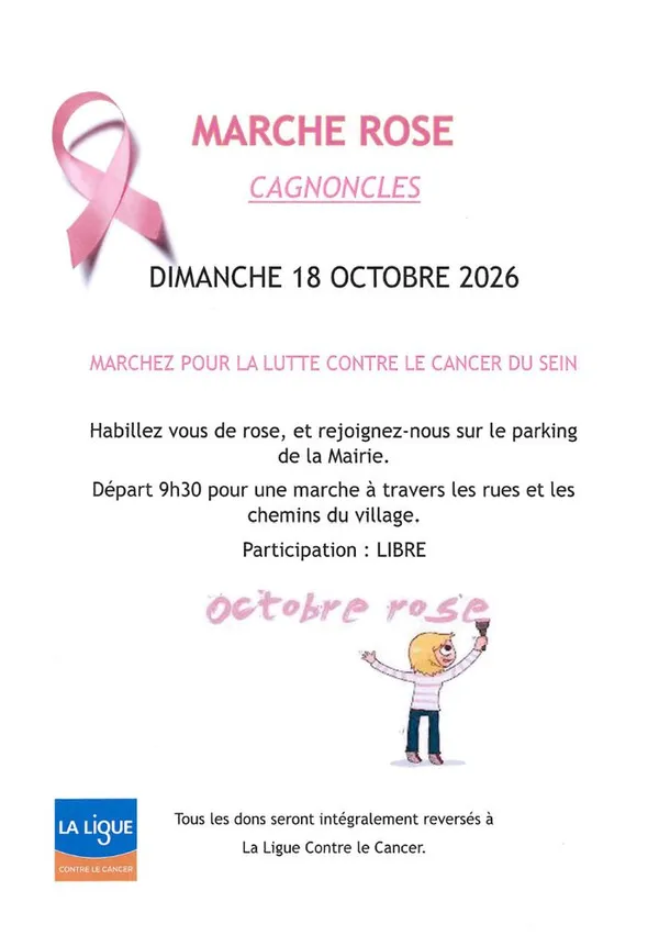 Marche rose à Cagnoncles 🎀🎗️