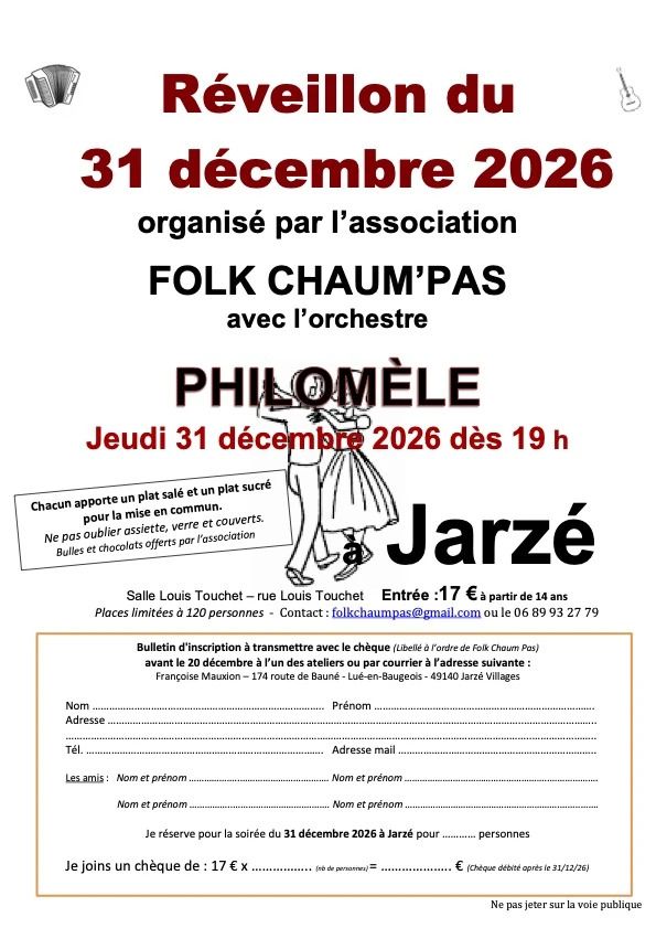 Réveillon du 31 décembre 2026