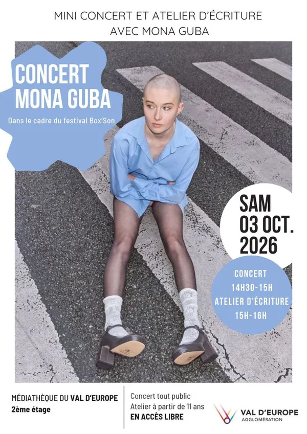 Mini concert et atelier d’écriture avec Mona Guba