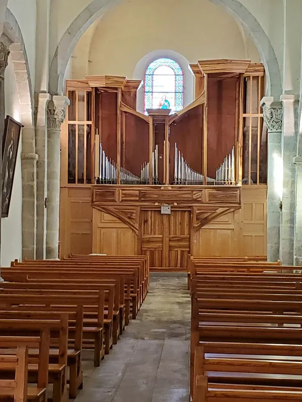 DÉCOUVERTE DE L'ORGUE, ÉGLISE DE RIOTORD
