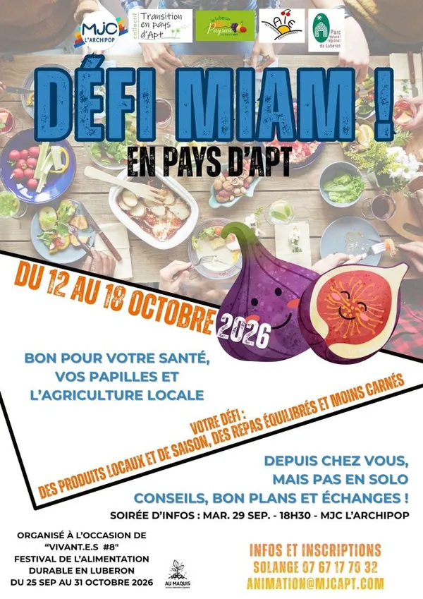 Défi MIAM ! en pays d'Apt