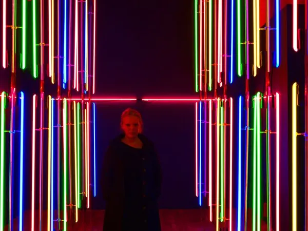 Inauguration de l'installation lumineuse DOUBLE ARCH – ELEMENTS X de l'artiste Anne Katrine Senstad