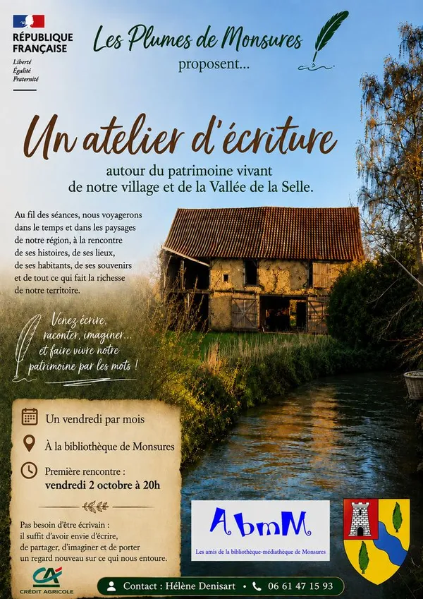 Atelier d'écriture : les plumes de Monsures