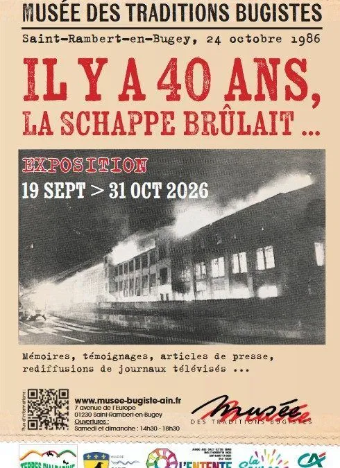 EXPO : Il y a 40 ans, la Schappe brûlait... - 24 oct 1986