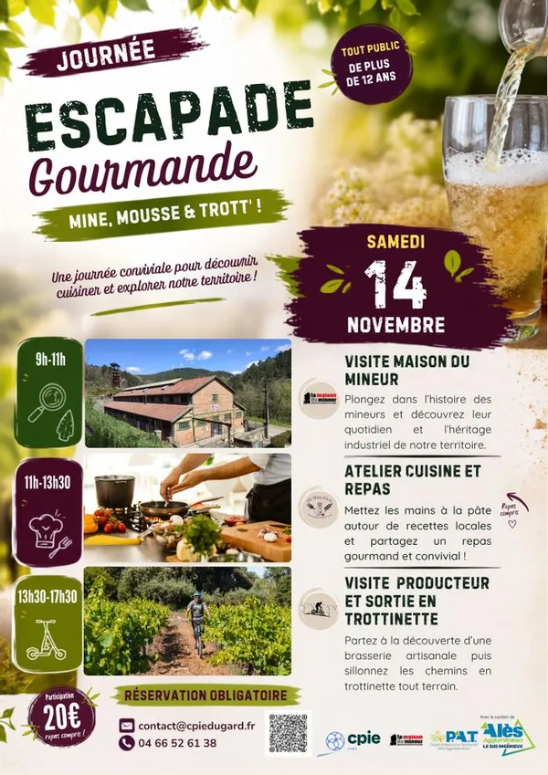 Journée Escapade Gourmande : Mine, mousse et trott' !