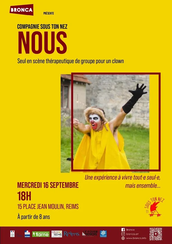 NOUS, seul en scène thérapeutique de groupe pour un clown