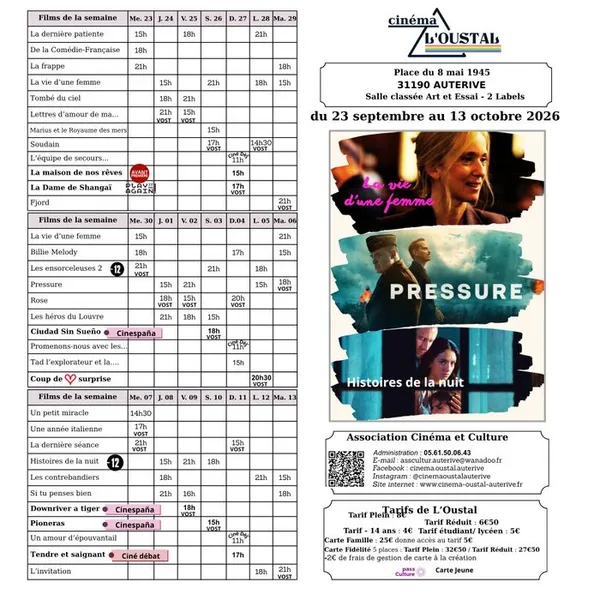 Programme de L'Oustal