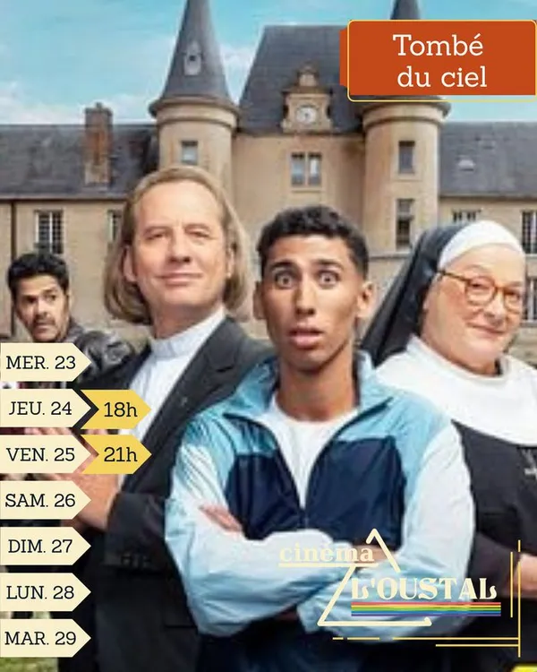Tombé du ciel, comédie, 1h32