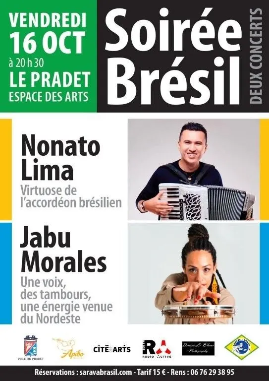Soirée Brésil 2 concerts