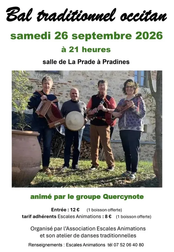 Bal traditionnel occitan avec Quercynote
