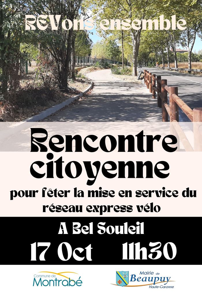 Rencontre citoyenne autour du verre de l’amitié pour fêter la mise en service du REV18