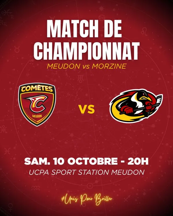 MATCH DE DIVISION 1 - HOCKEY SUR GLACE :                              MEUDON VS MORZINE