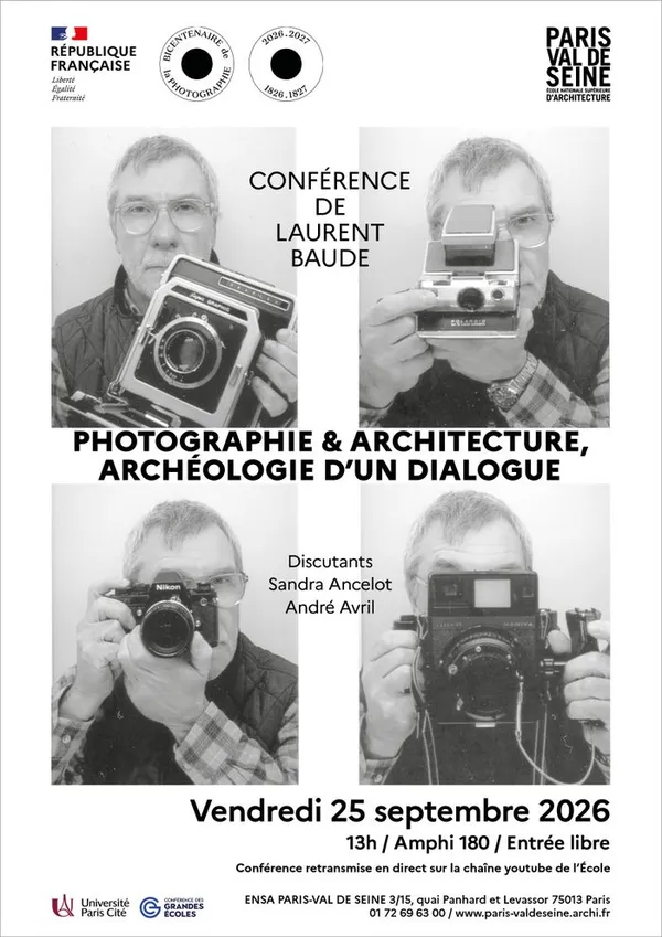 Conférence de Laurent Baude : "Photographie & Architecture, archéologie d’un dialogue"