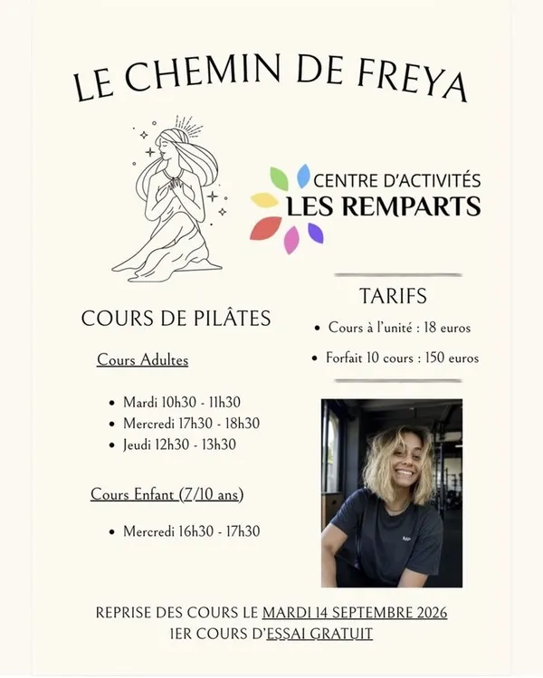 Le chemin de Freya - Cours de pilâtes