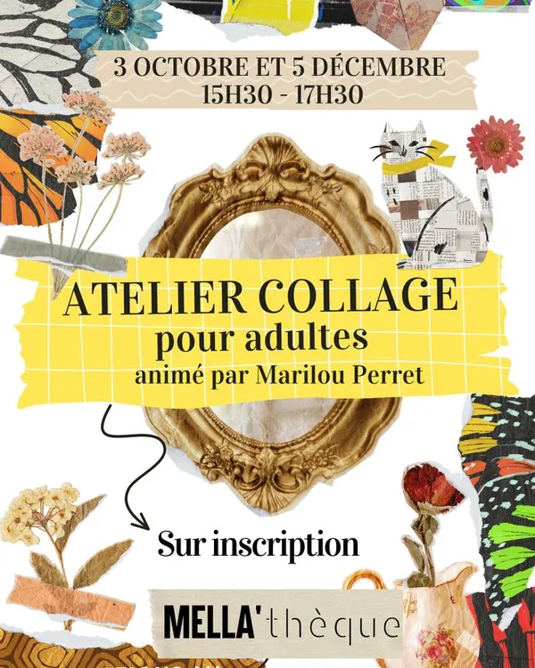 Atelier collages avec Marilou Perret