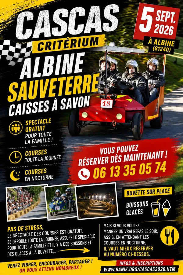 CASCAS: Critérium Albine Sauveterre Caisses A savon