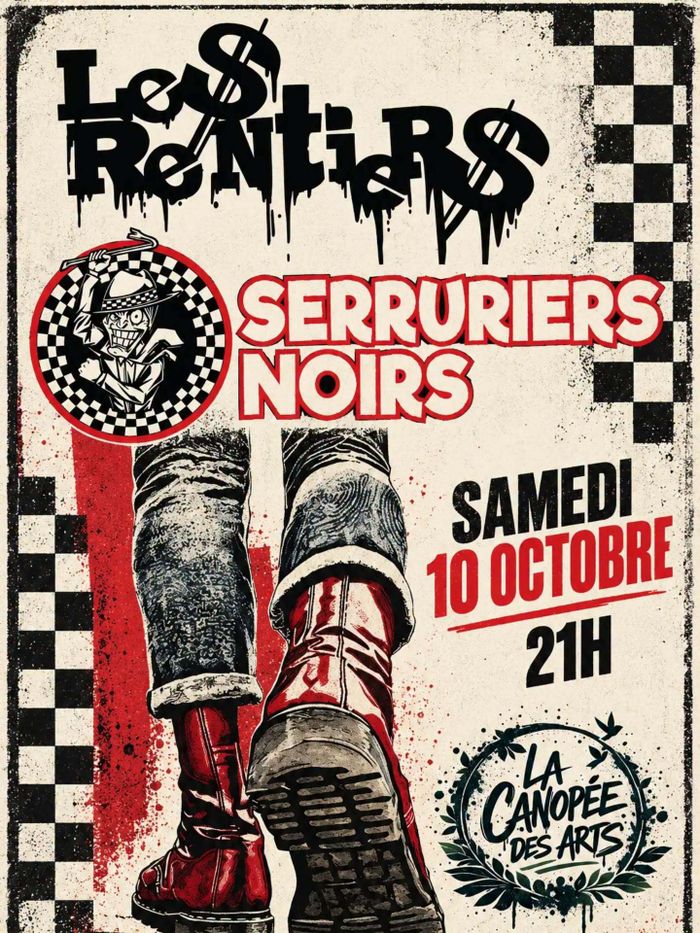🎺⚡ SERRURIERS NOIRS + LES RENTIERS • À LA CANOPÉE ⚡🎺