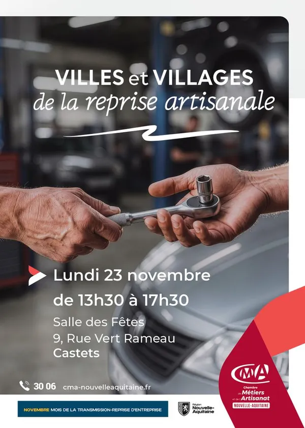 VILLES ET VILLAGES de la reprise artisanale - Castet - 40