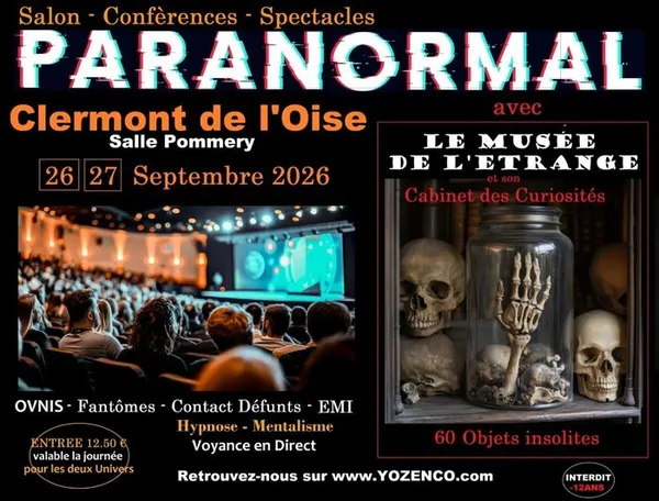 Salon du Paranormal au Parc des Expositions à Clermont-de-l'Oise