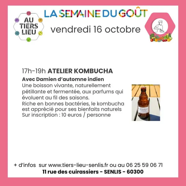 Atelier Kombucha avec Damien d'Automne indien