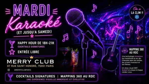 Merry Tuesday soirée Karaoke