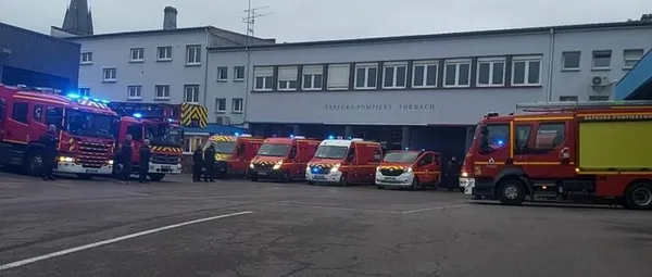 Visite de la Caserne des pompiers de Forbach