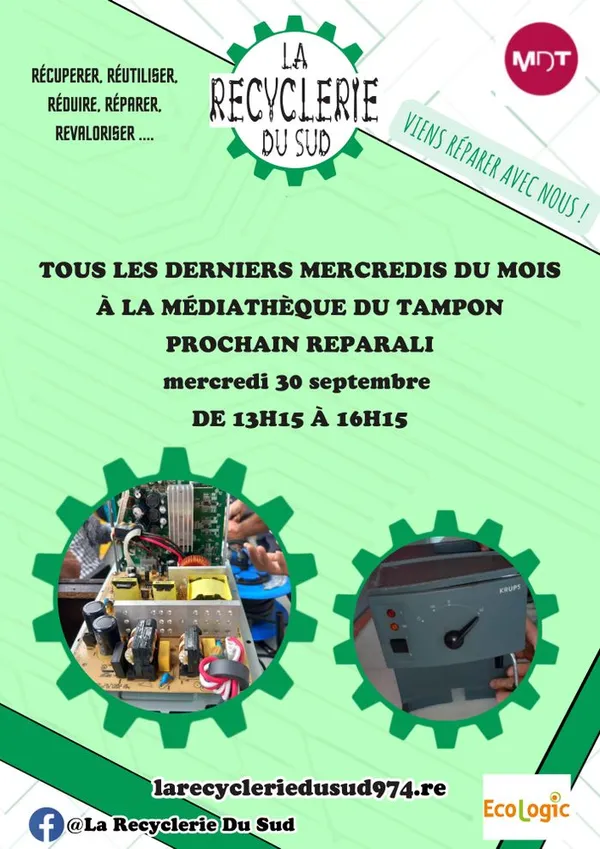 Réparali à la médiathèque du Tampon