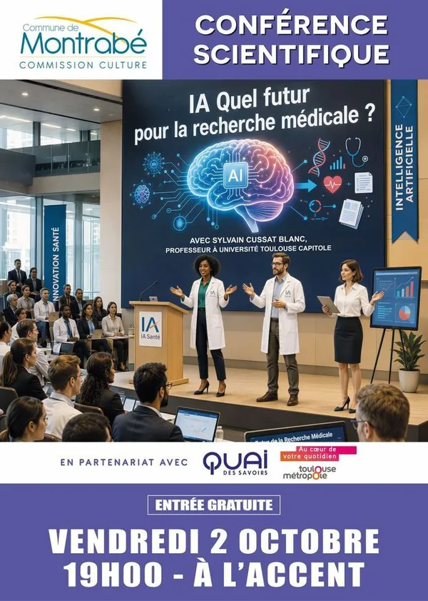 Conférence scientifique "IA, quel futur pour la recherche médicale ?"