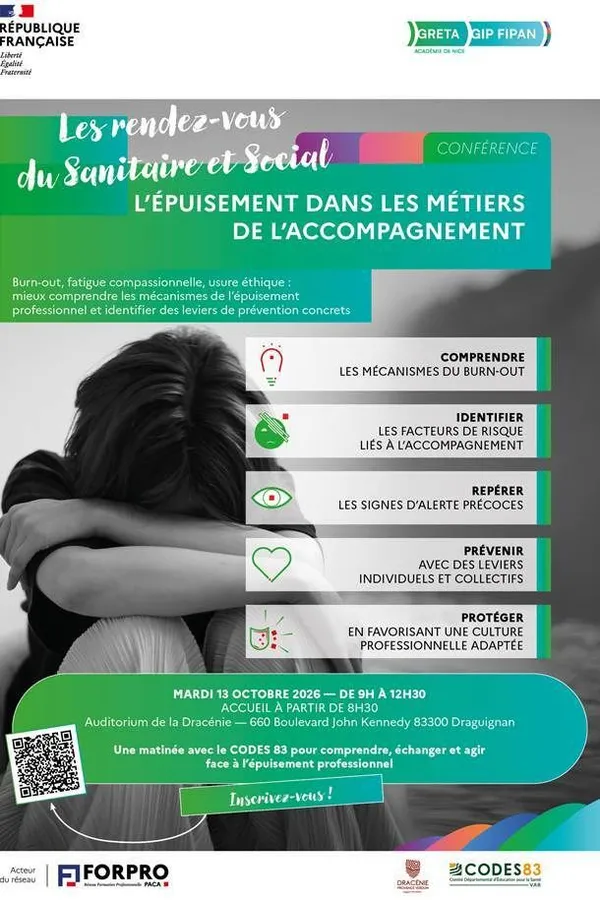 Conférence - L’épuisement dans les métiers de l’accompagnement