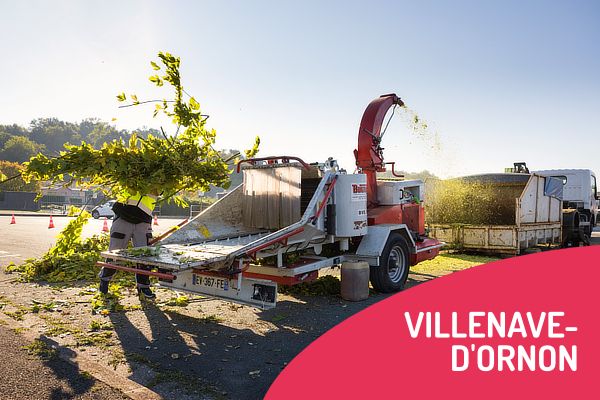 Broyage en 2 temps de vos déchets verts