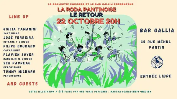 Roda Pantinoise by Collectif Popcord x BAR GALLIA