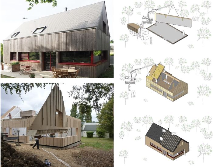 Visite de la Maison DOU en bois-paille - Habiter Bois