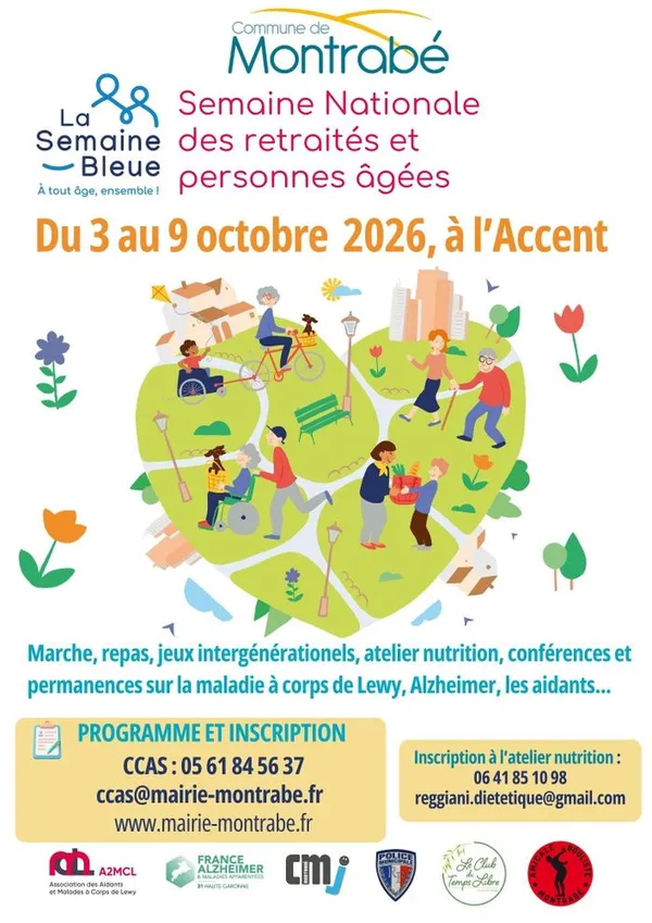 SEMAINE BLEUE pour les retraités, les personnes âgées et les aidants