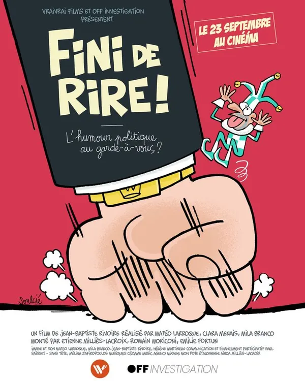 "FINI DE RIRE ! L’HUMOUR POLITIQUE AU GARDE À VOUS ?" Avant-première en présence d'Alexandre Buisine